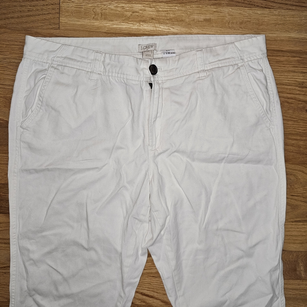 J.Crew Women White Casual Pants - Picture 4 of 8